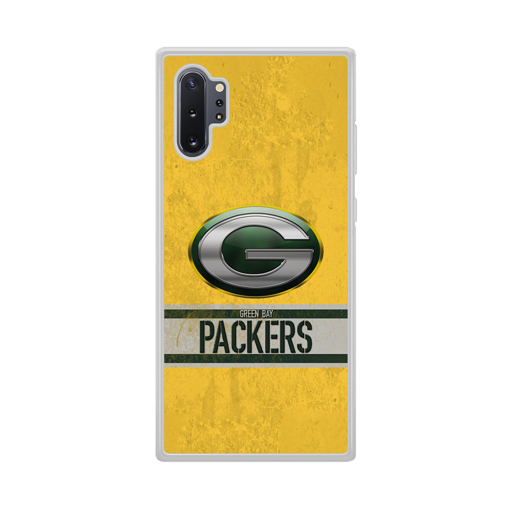 Green Bay Packers Abstract on The Wall Samsung Galaxy Note 10 Plus Case