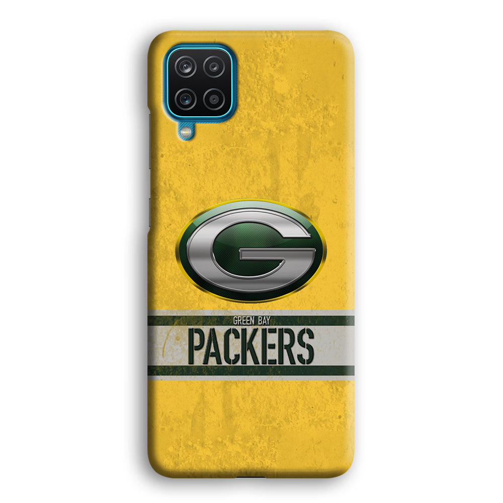 Green Bay Packers Abstract on The Wall Samsung Galaxy A12 Case