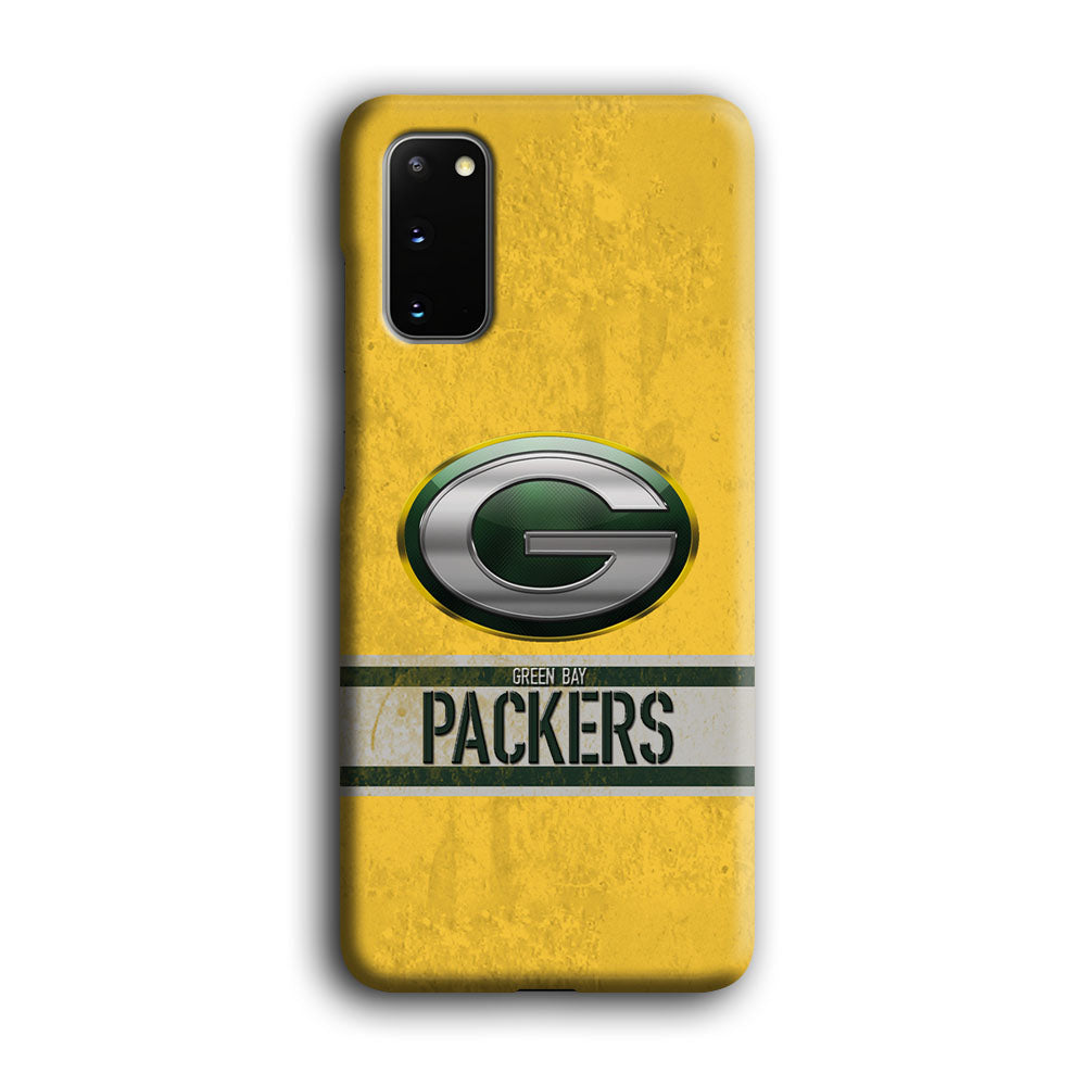 Green Bay Packers Abstract on The Wall Samsung Galaxy S20 Case