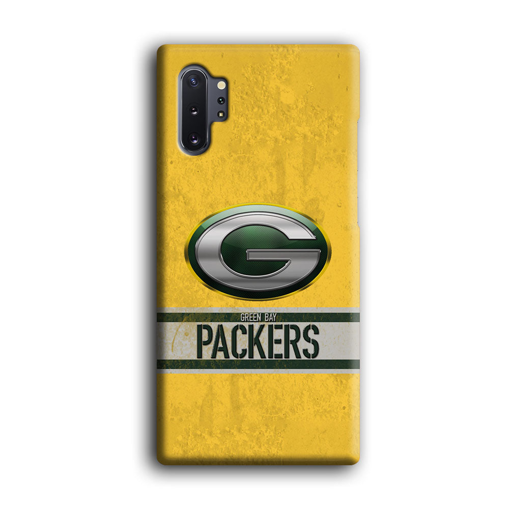 Green Bay Packers Abstract on The Wall Samsung Galaxy Note 10 Plus Case