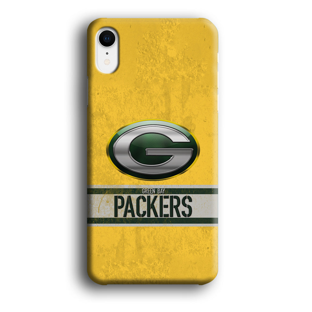 Green Bay Packers Abstract on The Wall iPhone XR Case