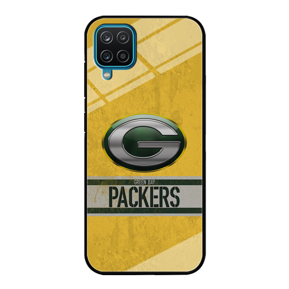 Green Bay Packers Abstract on The Wall Samsung Galaxy A12 Case