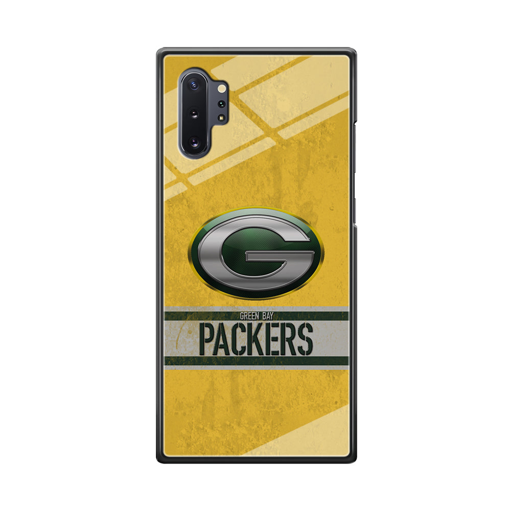 Green Bay Packers Abstract on The Wall Samsung Galaxy Note 10 Plus Case