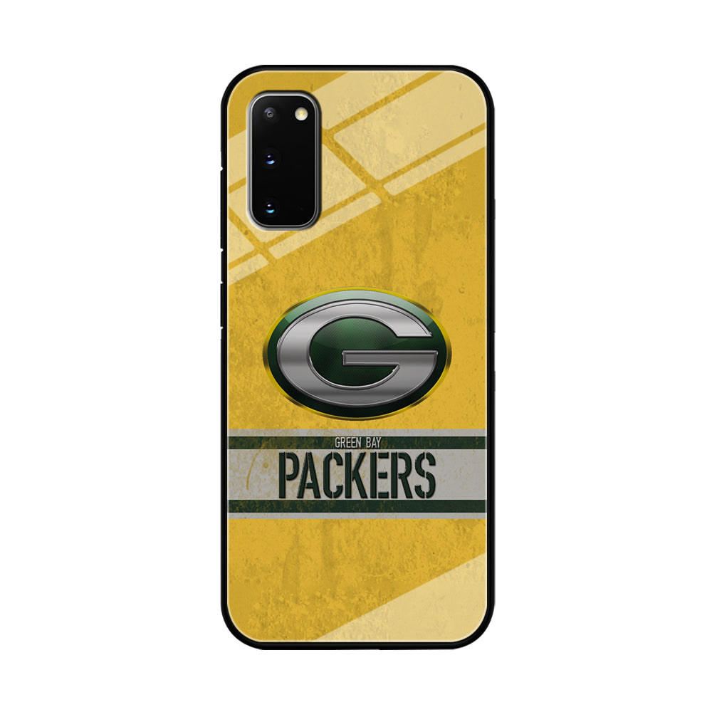 Green Bay Packers Abstract on The Wall Samsung Galaxy S20 Case