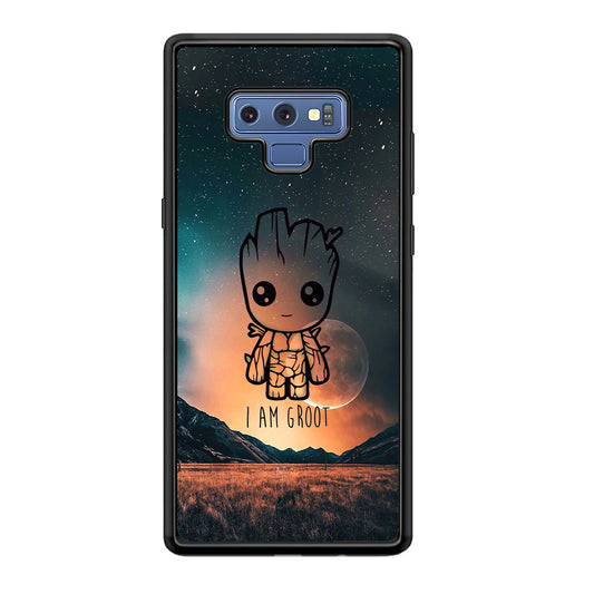 Groot Cute Silhouette Form Samsung Galaxy Note 9 Case