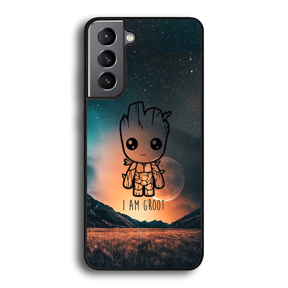Groot Cute Silhouette Form Samsung Galaxy S21 Plus Case - Carneyforia