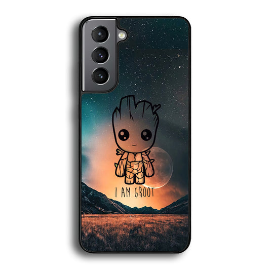 Groot Cute Silhouette Form Samsung Galaxy S21 Plus Case - Carneyforia