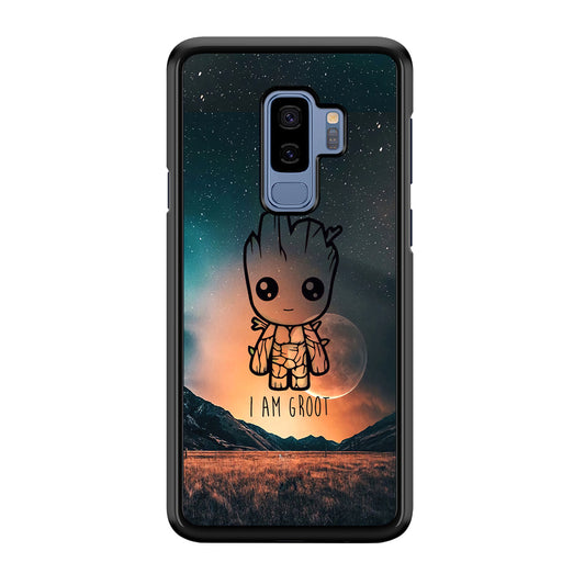 Groot Cute Silhouette Form Samsung Galaxy S9 Plus Case