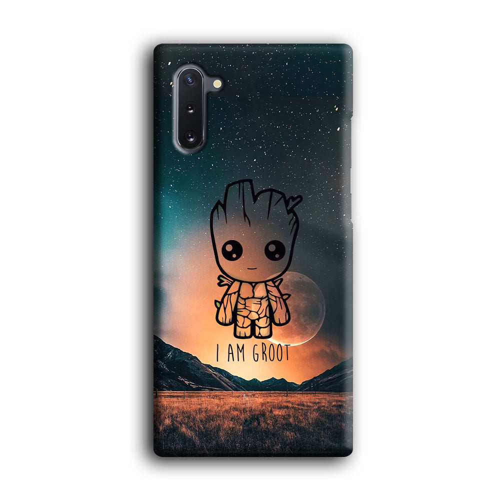 Groot Cute Silhouette Form Samsung Galaxy Note 10 Case