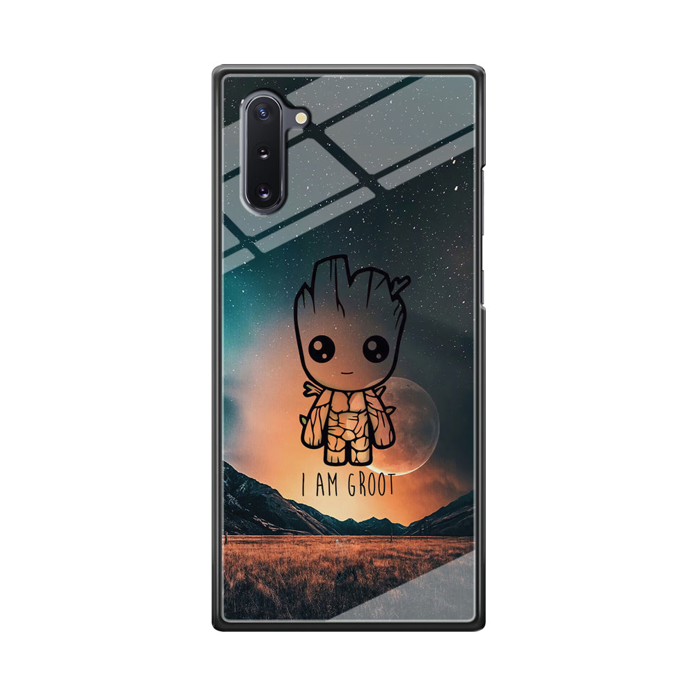 Groot Cute Silhouette Form Samsung Galaxy Note 10 Case