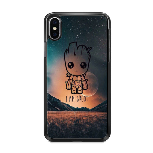 Groot Beauty Night iPhone XS MAX Case