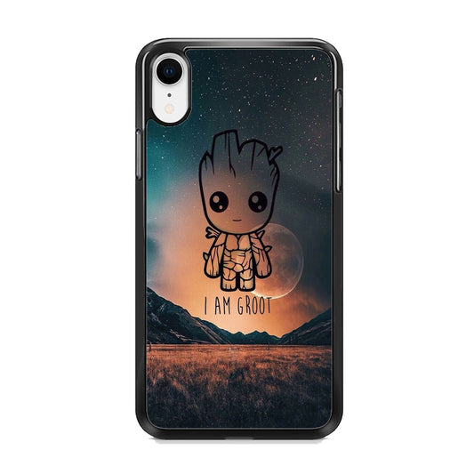 Groot Beauty Night iPhone XR Case