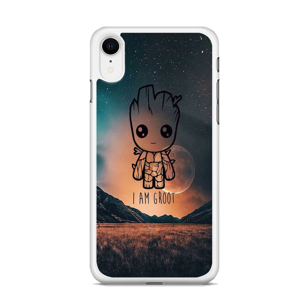 Groot Beauty Night iPhone XR Case