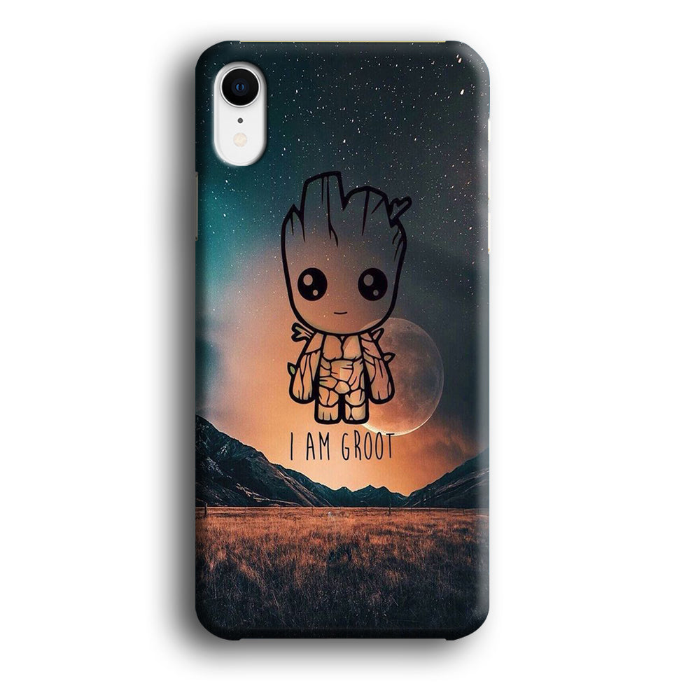 Groot Beauty Night iPhone XR Case