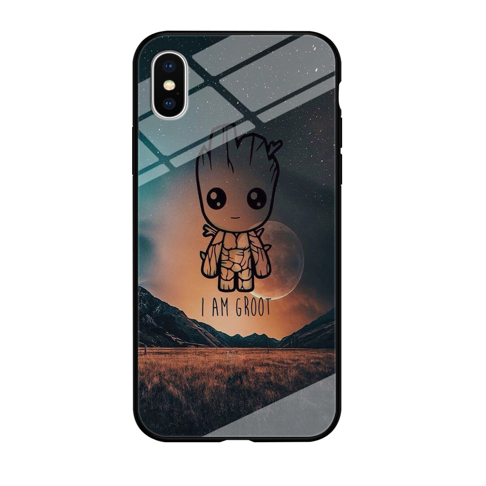 Groot Beauty Night iPhone X Case