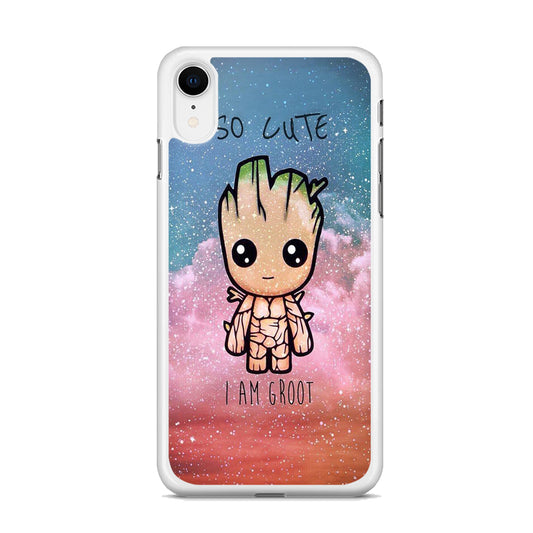 Groot Cute Glitter iPhone XR Case