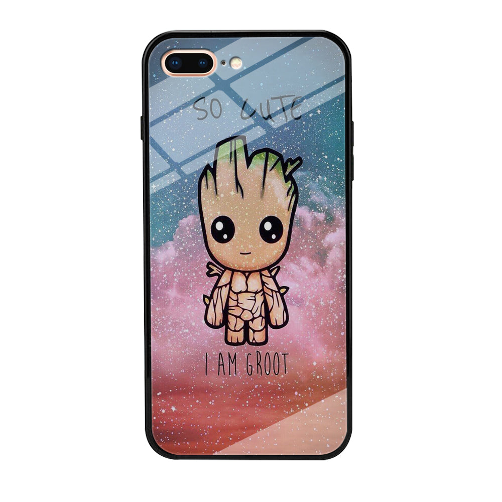 Groot Cute Glitter iPhone 7 Plus Case