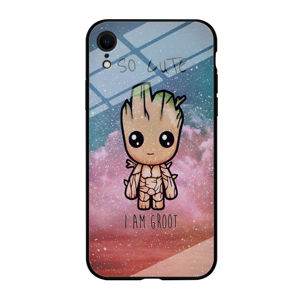 Groot Cute Glitter iPhone XR Case