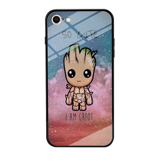 Groot Cute Glitter iPhone 8 Case