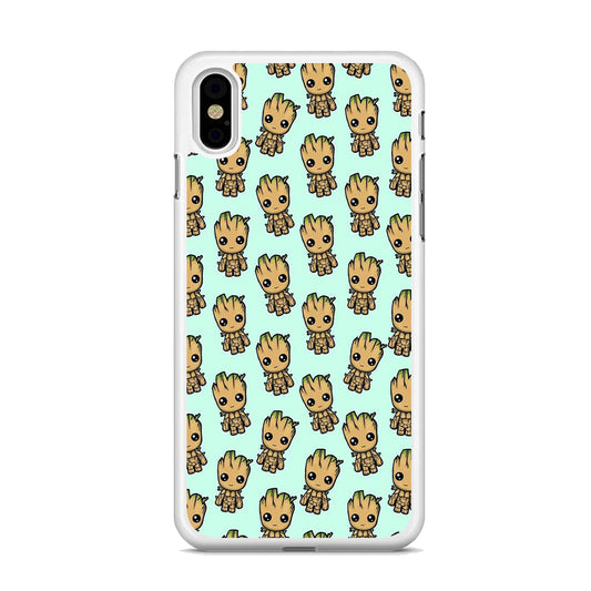 Groot Doodle Character iPhone XS Case