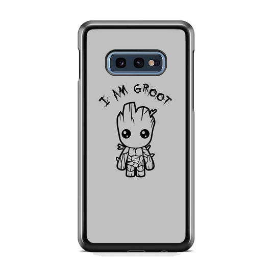 Groot Silver Paint Samsung Galaxy S10E Case