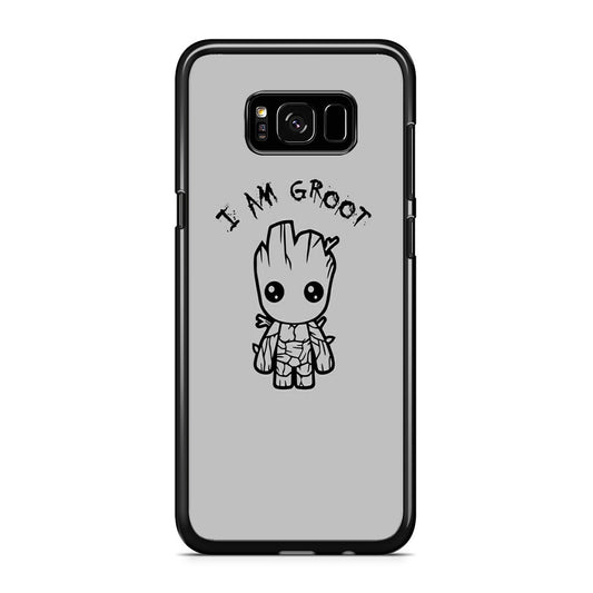 Groot Silver Paint Samsung Galaxy S8 Plus Case