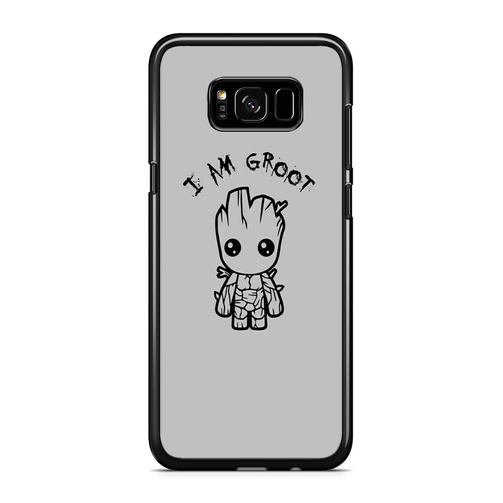 Groot Silver Paint Samsung Galaxy S8 Case
