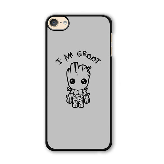 Groot Silver Paint iPod Touch 6 Case - Carneyforia
