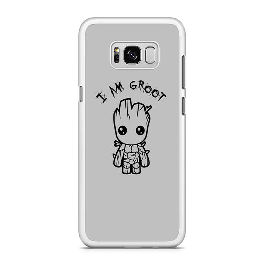 Groot Silver Paint Samsung Galaxy S8 Case