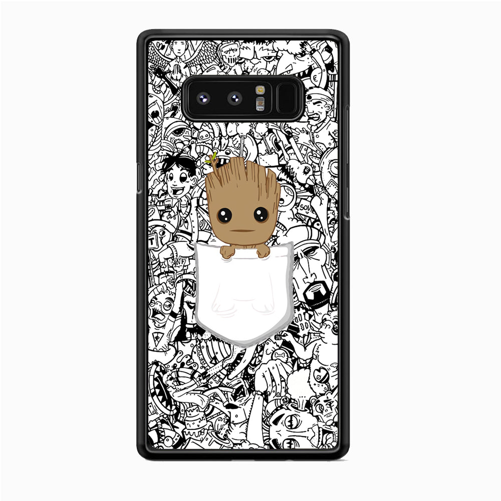 Grooth Pocket Doodle Patern Samsung Galaxy Note 8 Case