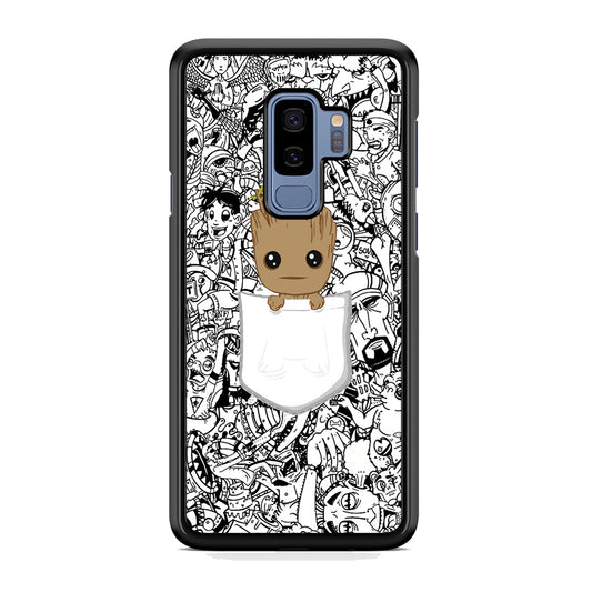 Grooth Pocket Doodle Patern Samsung Galaxy S9 Plus Case