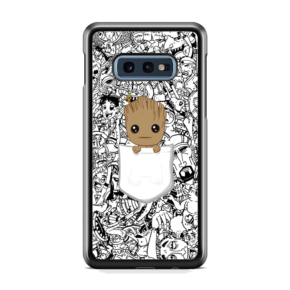 Grooth Pocket Doodle Patern Samsung Galaxy S10E Case