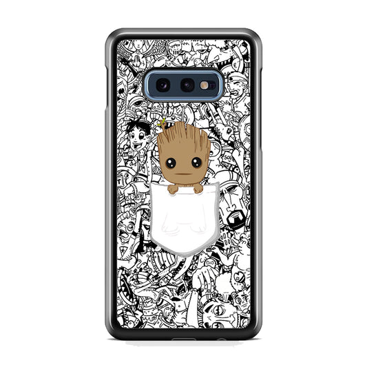 Grooth Pocket Doodle Patern Samsung Galaxy S10E Case