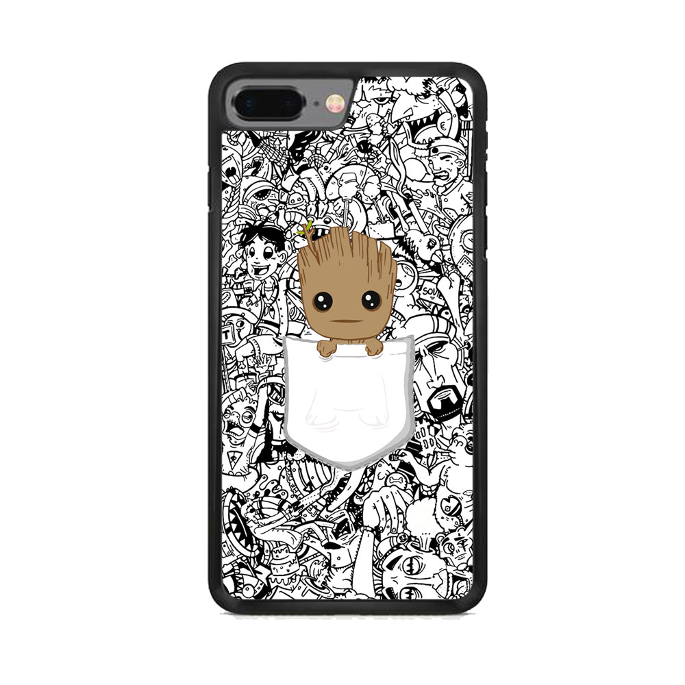 Grooth Pocket Doodle Patern iPhone 7 Plus Case