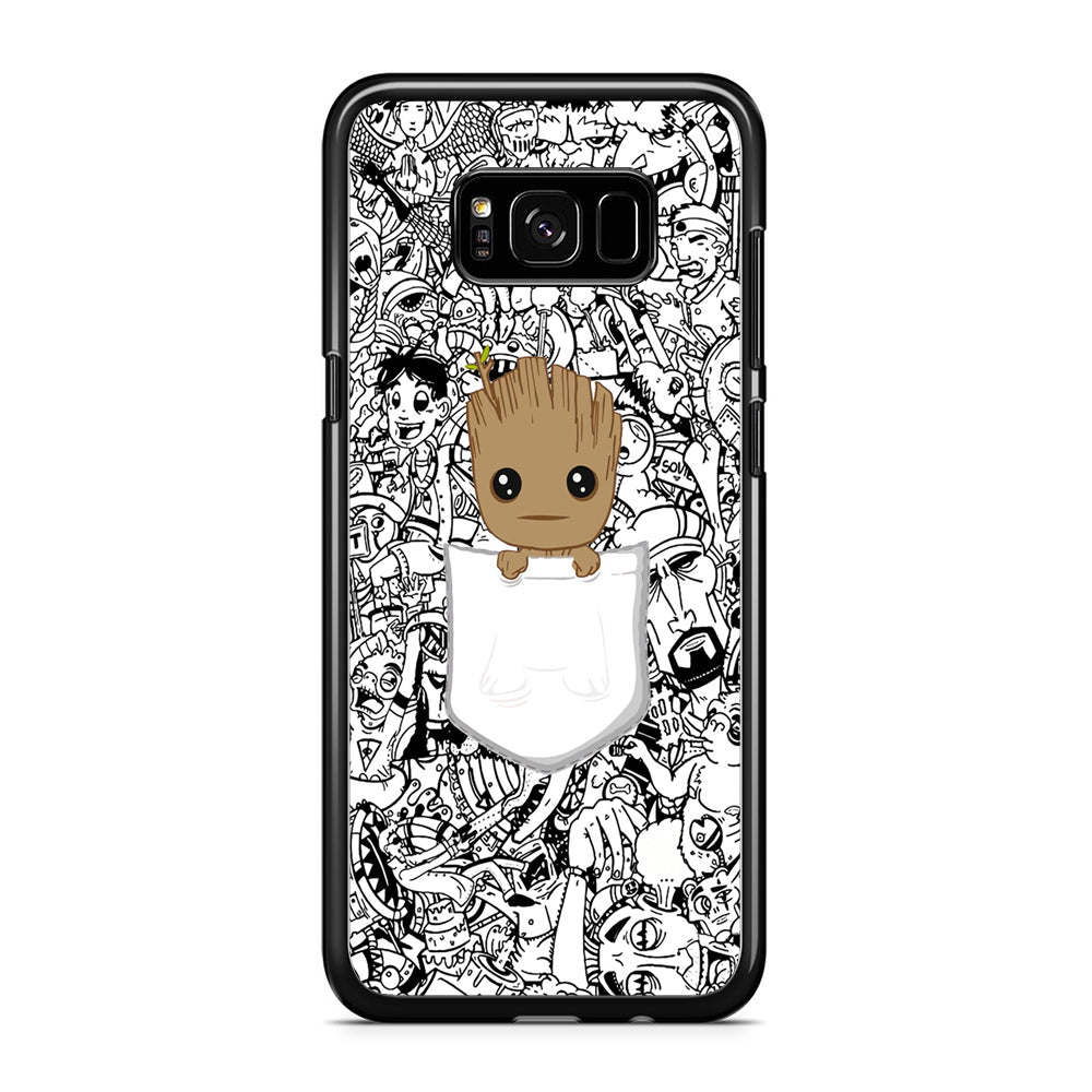Grooth Pocket Doodle Patern Samsung Galaxy S8 Case