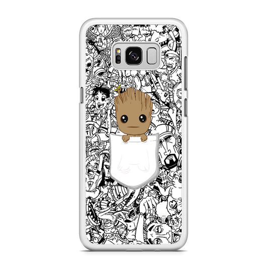 Grooth Pocket Doodle Patern Samsung Galaxy S8 Case