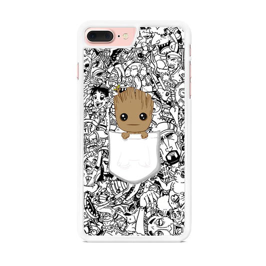 Grooth Pocket Doodle Patern iPhone 7 Plus Case