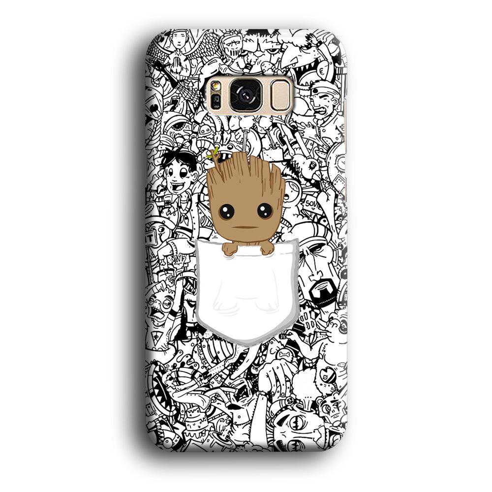 Grooth Pocket Doodle Patern Samsung Galaxy S8 Case