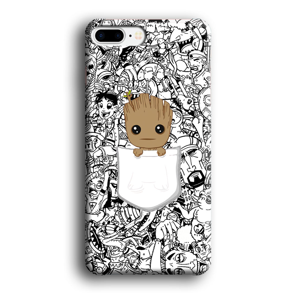 Grooth Pocket Doodle Patern iPhone 7 Plus Case