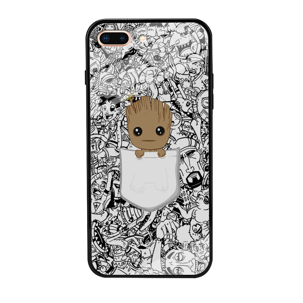 Grooth Pocket Doodle Patern iPhone 7 Plus Case