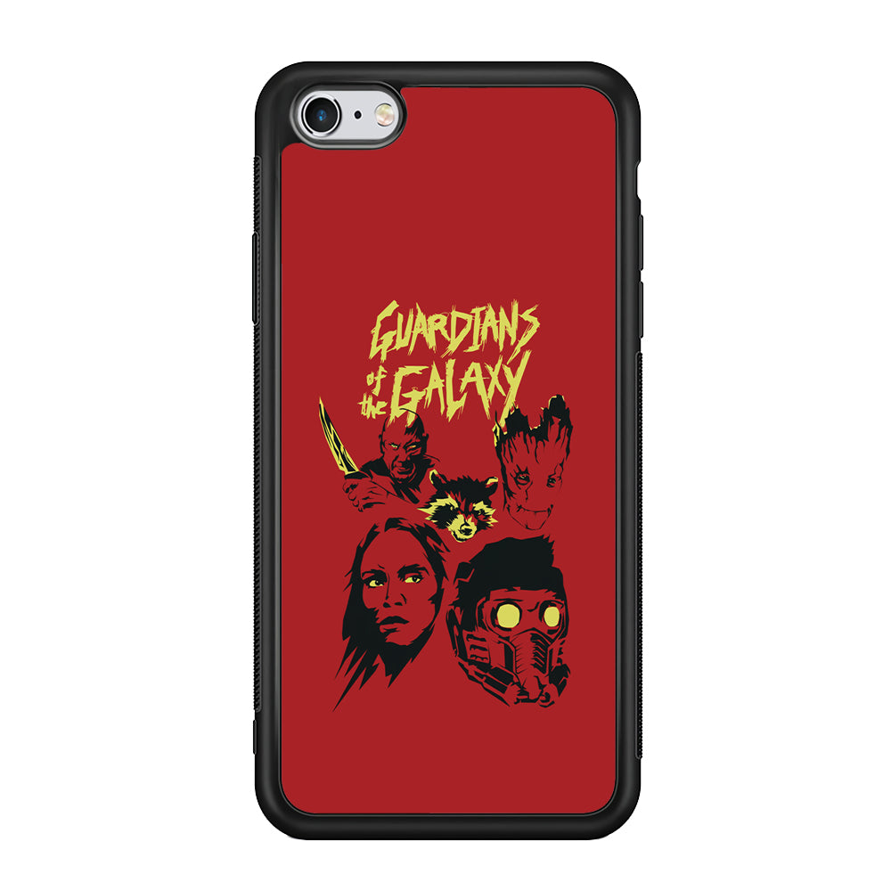 Guardians of The Galaxy Five Silhouette iPhone 6 Plus | 6s Plus Case