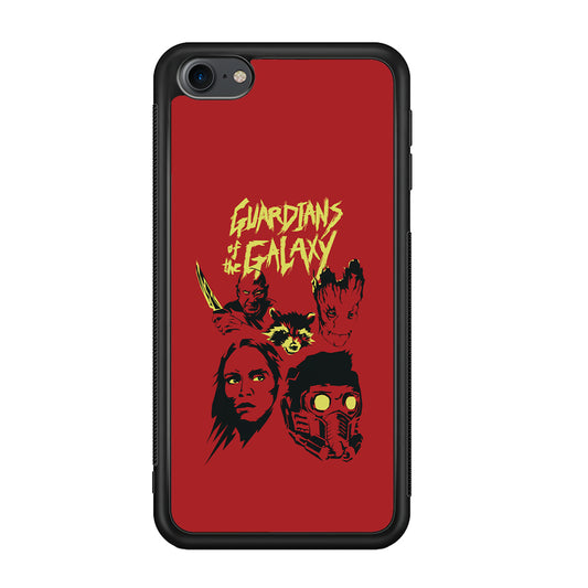 Guardians of The Galaxy Five Silhouette iPod Touch 6 Case - Carneyforia
