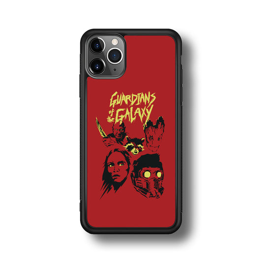 Guardians of The Galaxy Five Silhouette iPhone 11 Pro Max Case