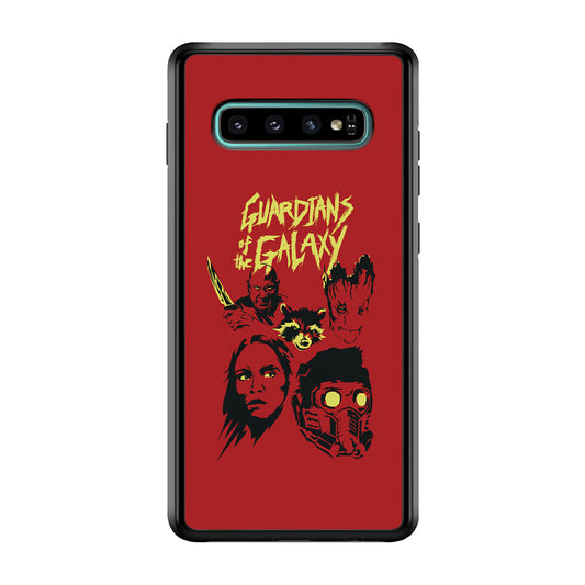 Guardians of The Galaxy Five Silhouette Samsung Galaxy S10 Plus Case