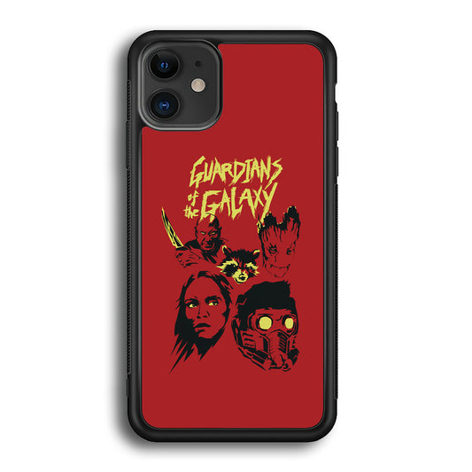 Guardians of The Galaxy Five Silhouette iPhone 12 Case