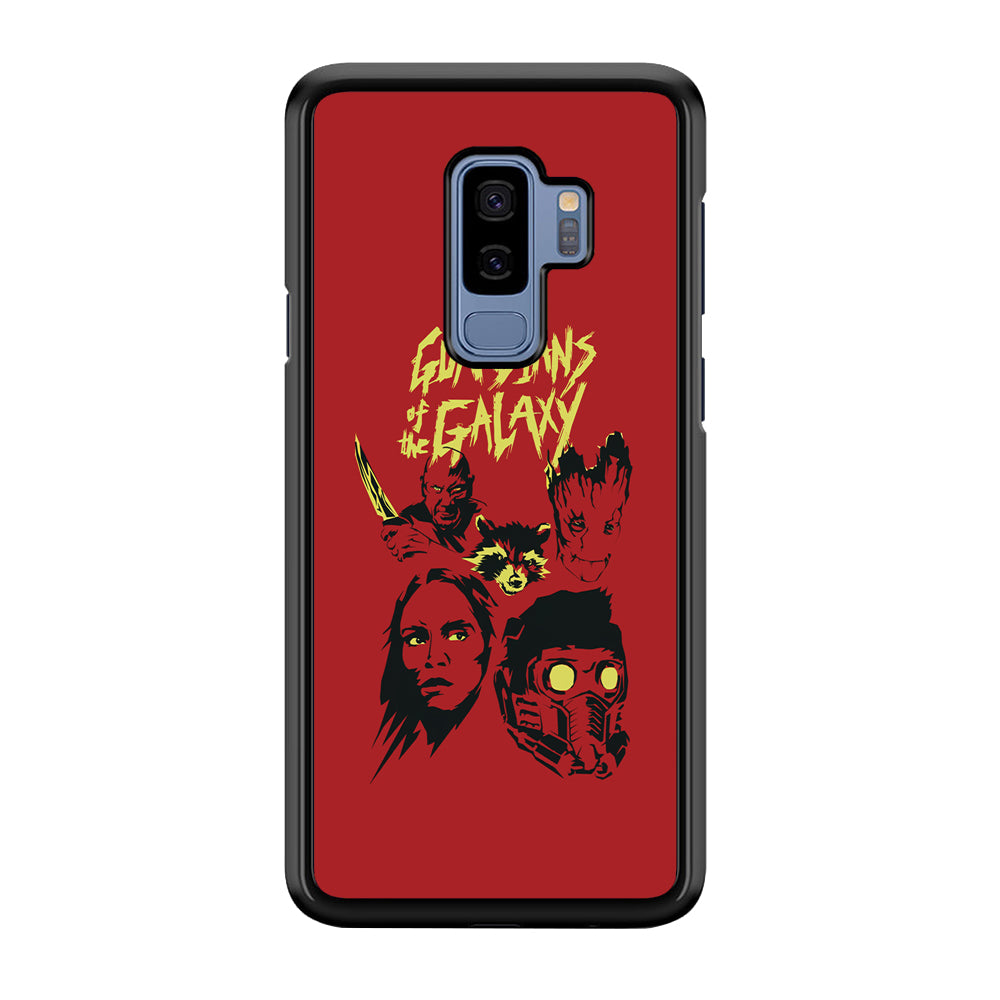 Guardians of The Galaxy Five Silhouette Samsung Galaxy S9 Plus Case