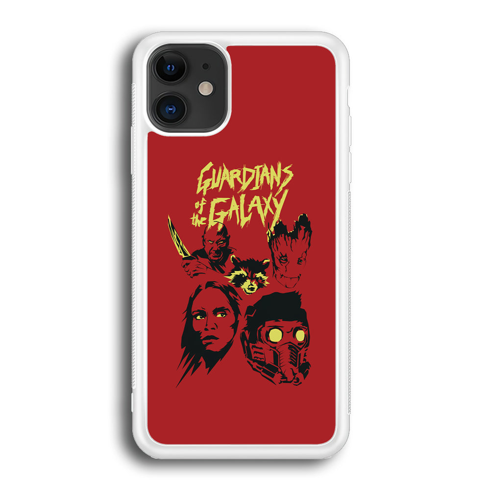 Guardians of The Galaxy Five Silhouette iPhone 12 Case