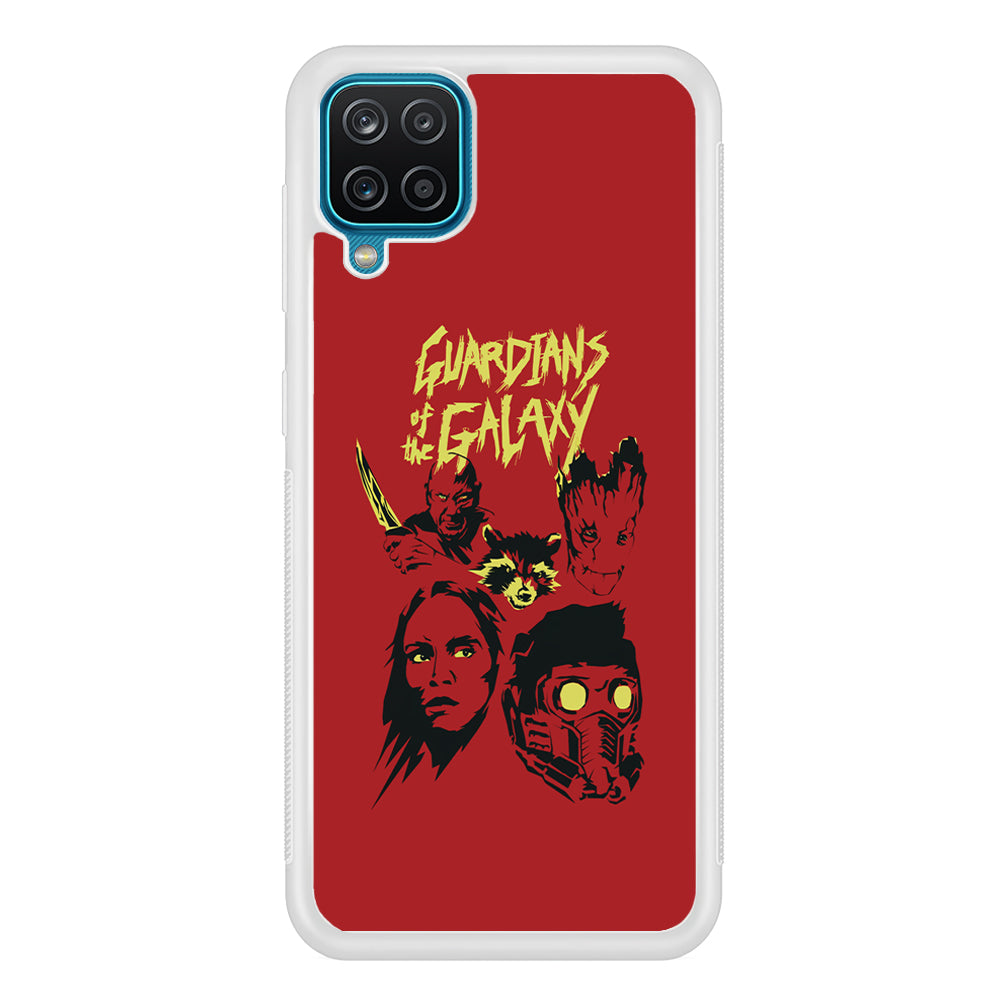 Guardians of The Galaxy Five Silhouette Samsung Galaxy A12 Case