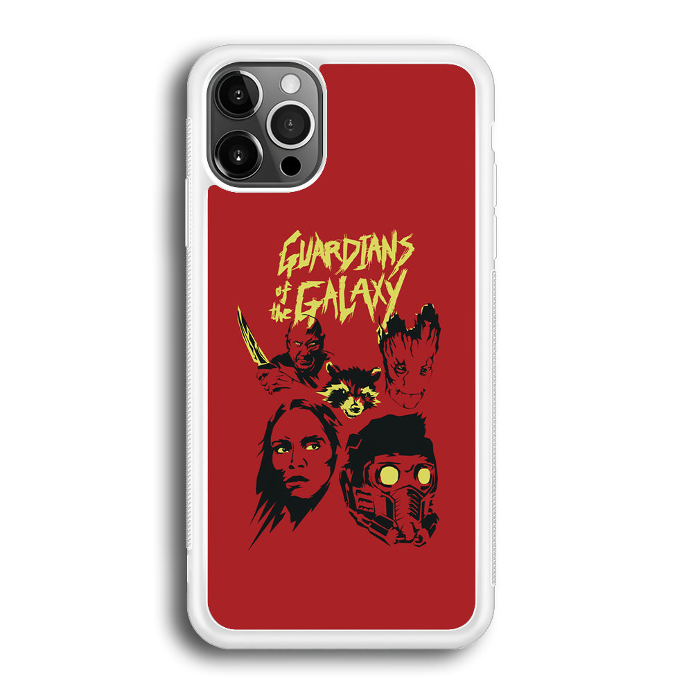 Guardians of The Galaxy Five Silhouette iPhone 12 Pro Case