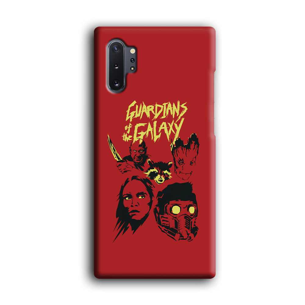 Guardians of The Galaxy Five Silhouette Samsung Galaxy Note 10 Plus Case